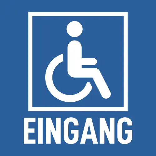 Rollstuhl Eingang