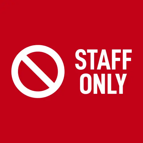 Staff only