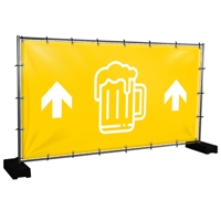 Bauzaunbanner Bier - 340 x 173 cm