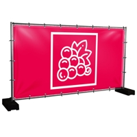 Bauzaunbanner Obst - 340 x 173 cm