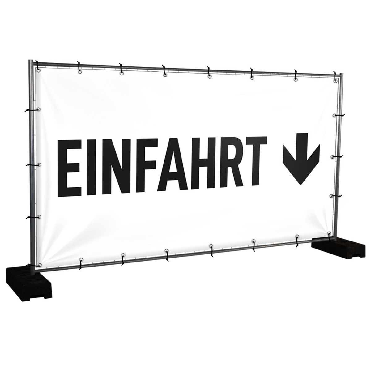 Bauzaunbanner Einfahrt - 340 x 173 cm