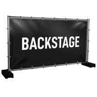 Bauzaunbanner Backstage - 340 x 173 cm