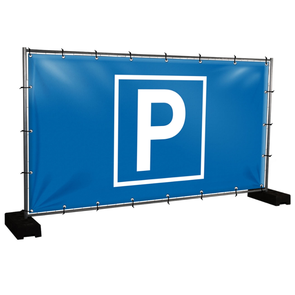 Bauzaunbanner Parkplatz - 340 x 173 cm