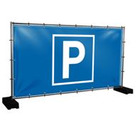 Bauzaunbanner Parkplatz - 340 x 173 cm