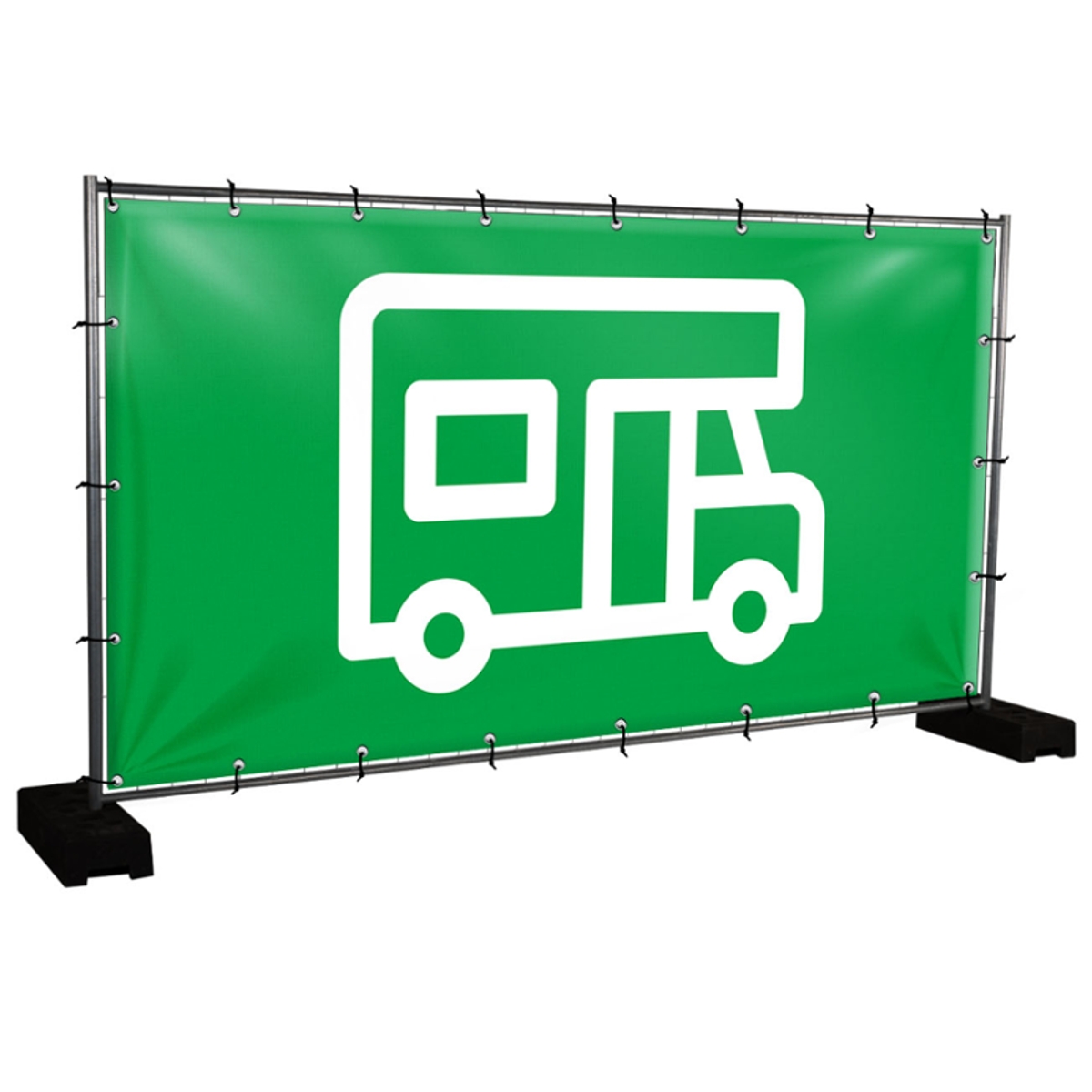 Bauzaunbanner Wohnmobil - 340 x 173 cm