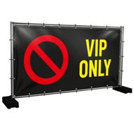 Bauzaunbanner VIP Only - 340 x 173 cm