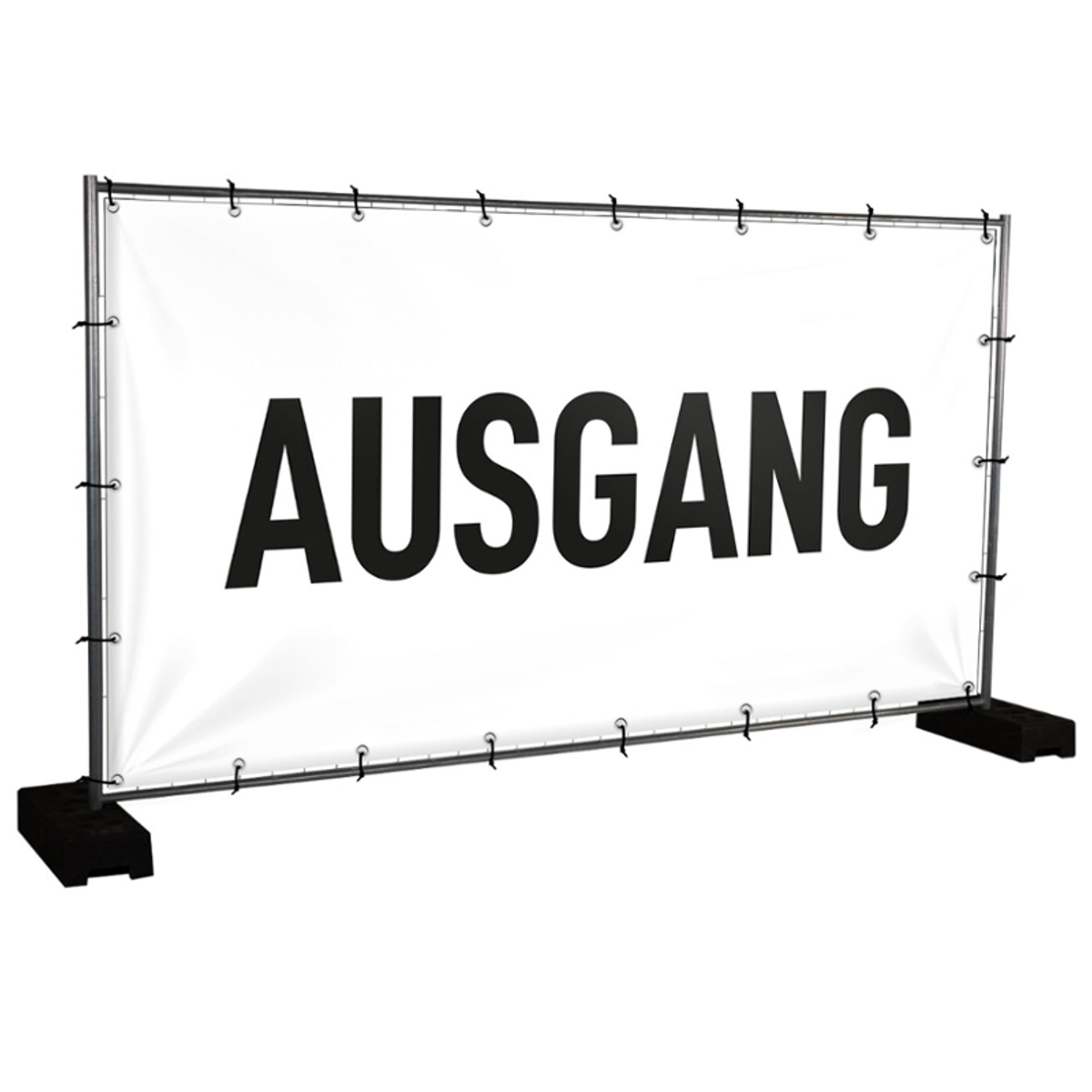 Bauzaunbanner Ausgang - 340 x 173 cm