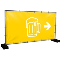 Bauzaunbanner Bier - 340 x 173 cm