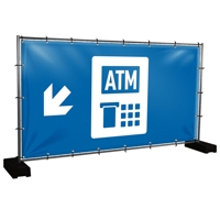 Bauzaunbanner ATM - 340 x 173 cm