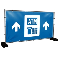 Bauzaunbanner ATM - 340 x 173 cm