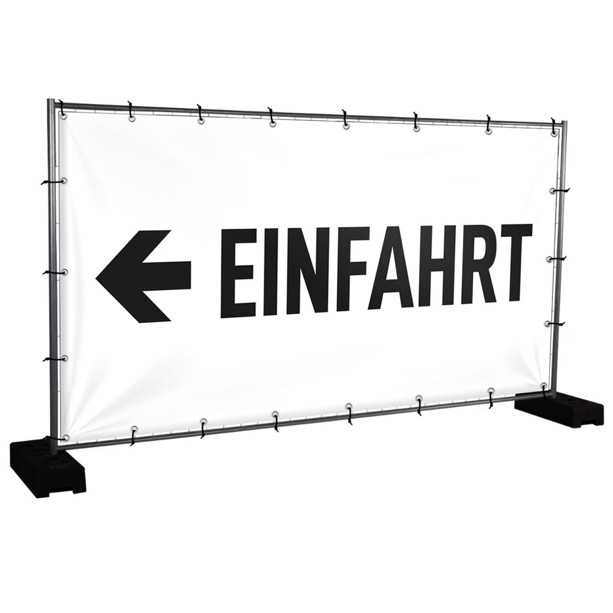 Bauzaunbanner Einfahrt - 340 x 173 cm