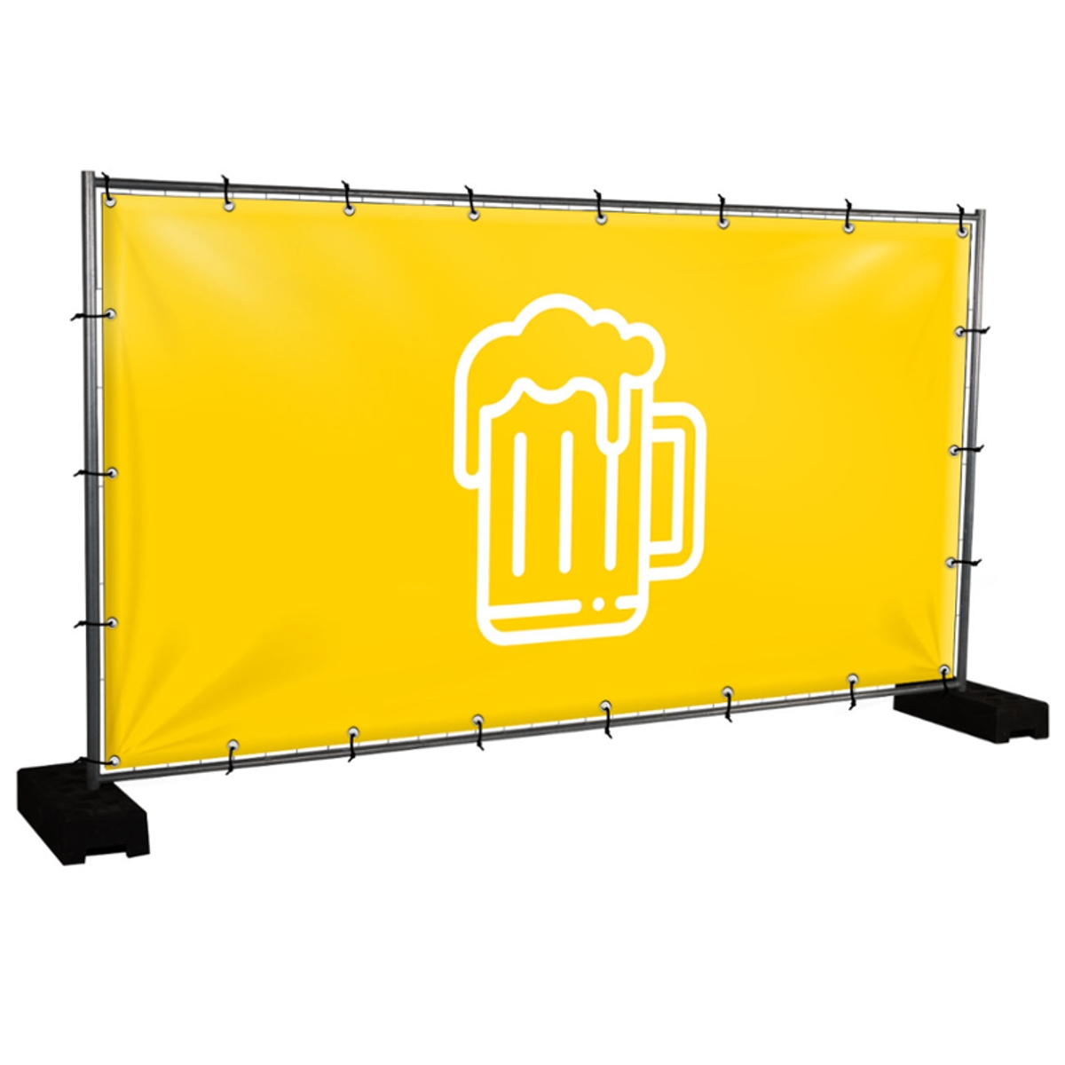 Bauzaunbanner Bier - 340 x 173 cm