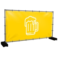 Bauzaunbanner Bier - 340 x 173 cm