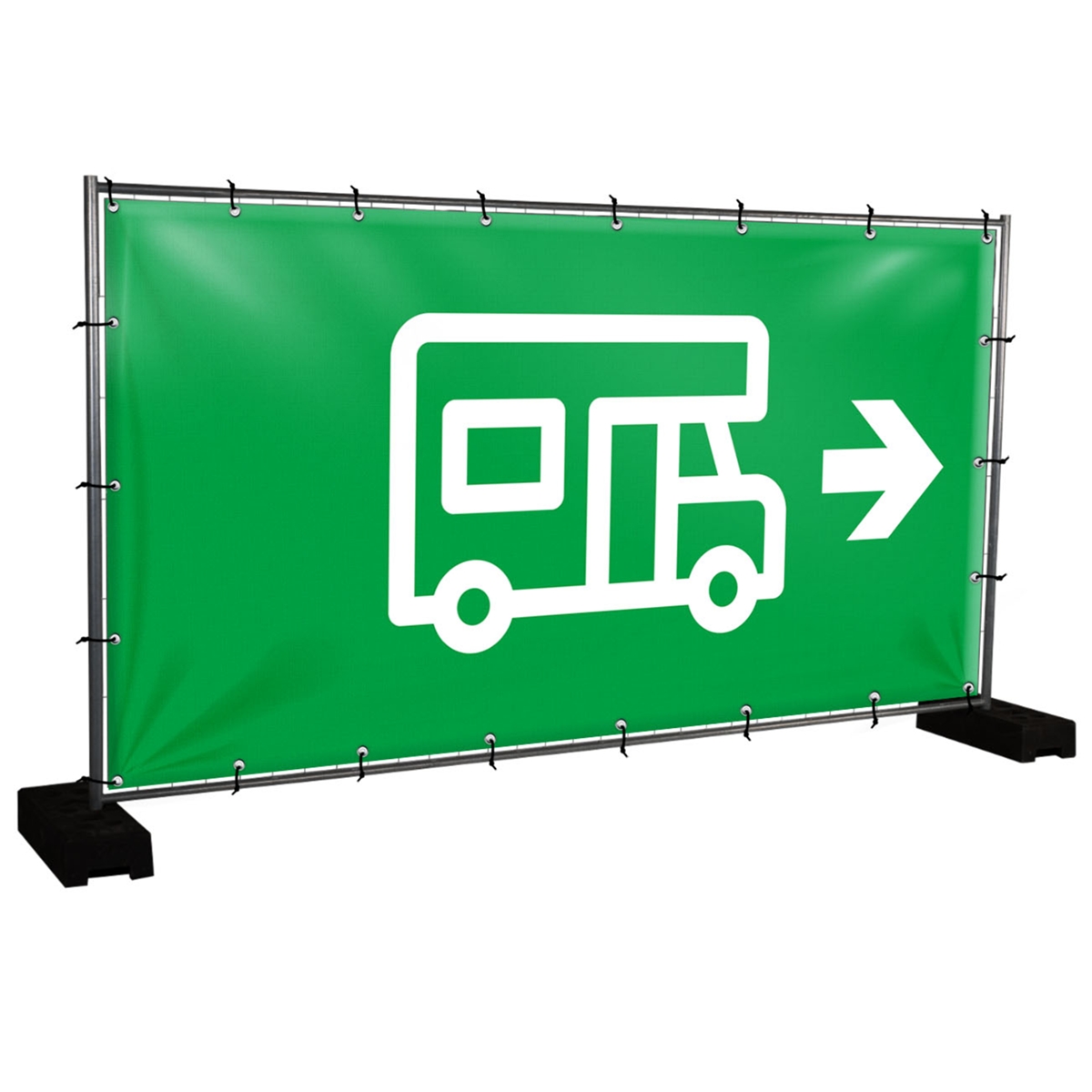 Bauzaunbanner Wohnmobil - 340 x 173 cm