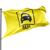 Fahne Taxi - Wunschgröße