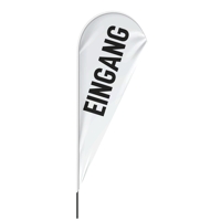 Beachflag Eingang - 3 Modelle - 4 Größen