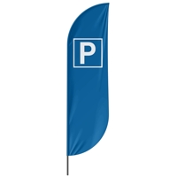 Beachflag Parkplatz - 3 Modelle - 4 Größen