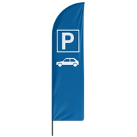 Beachflag Parkplatz PKW - 3 Modelle - 4 Größen