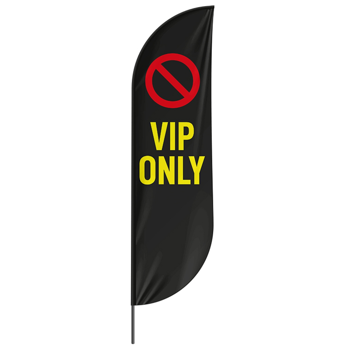 Beachflag VIP Only - 3 Modelle - 4 Größen