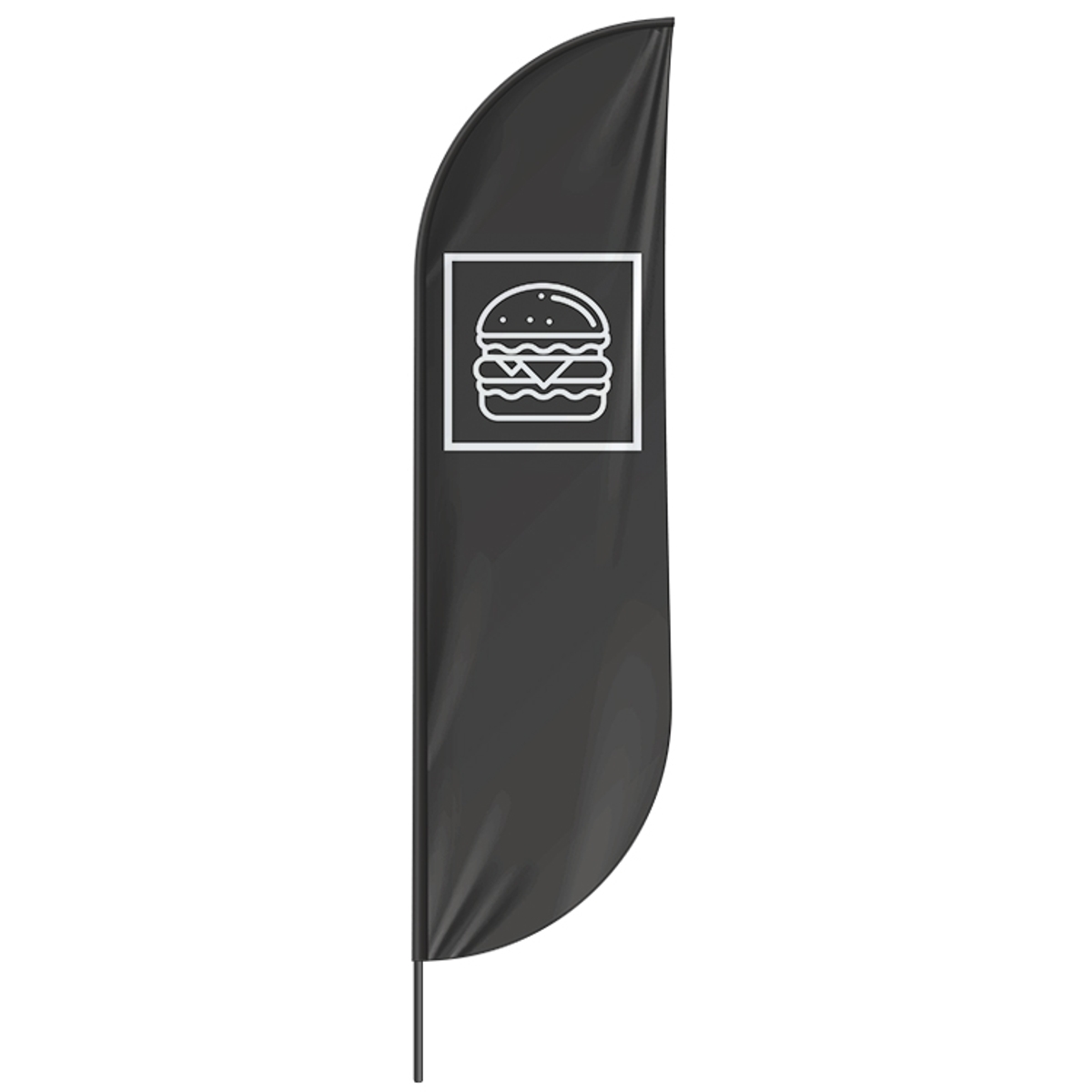 Beachflag Burger - 3 Modelle - 4 Größen