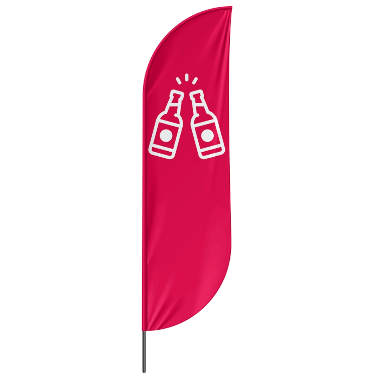 Beachflag Getränke - 3 Modelle - 4 Größen