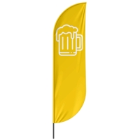 Beachflag Bier - 3 Modelle - 4 Größen