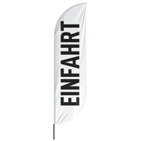 Beachflag Einfahrt - 3 Modelle - 4 Größen