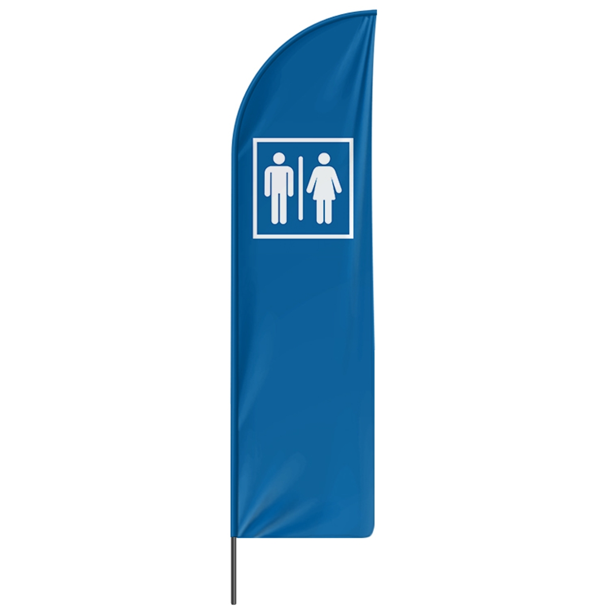 Beachflag WC - 3 Modelle - 4 Größen