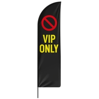 Beachflag VIP Only - 3 Modelle - 4 Größen