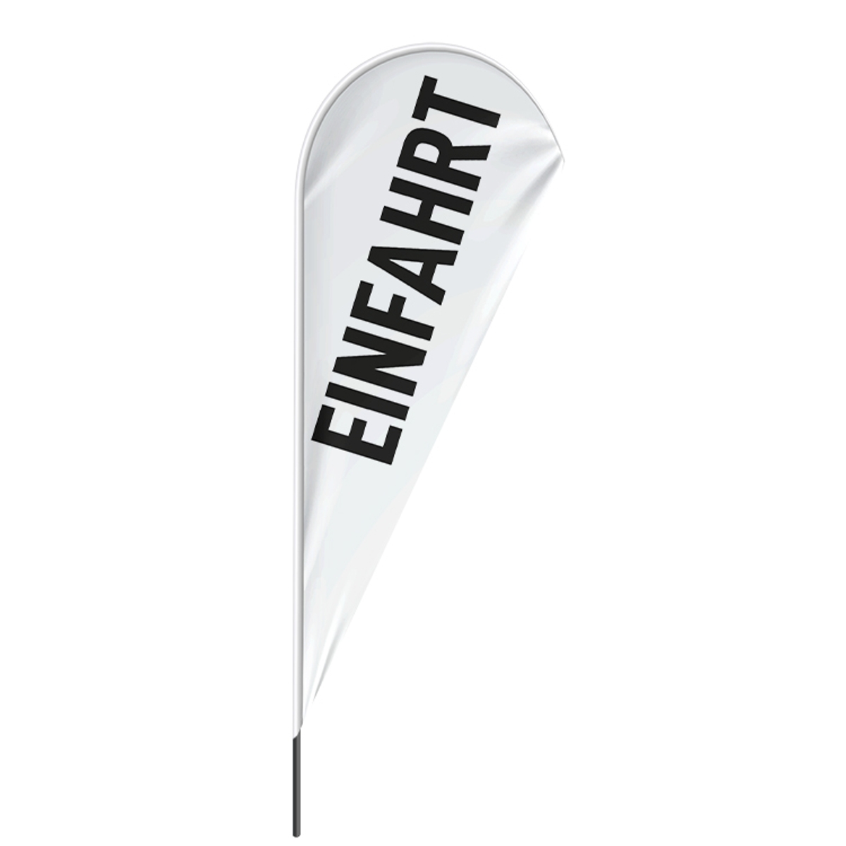 Beachflag Einfahrt - 3 Modelle - 4 Größen