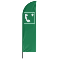 Beachflag Notfalltelefon - 3 Modelle - 4 Größen