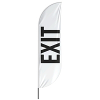 Beachflag Exit - 3 Modelle - 4 Größen