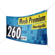 Banner gestalten, Mesh Premium - Wunschgröße