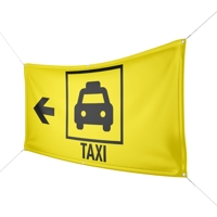 Werbebanner Taxi - Wunschgröße