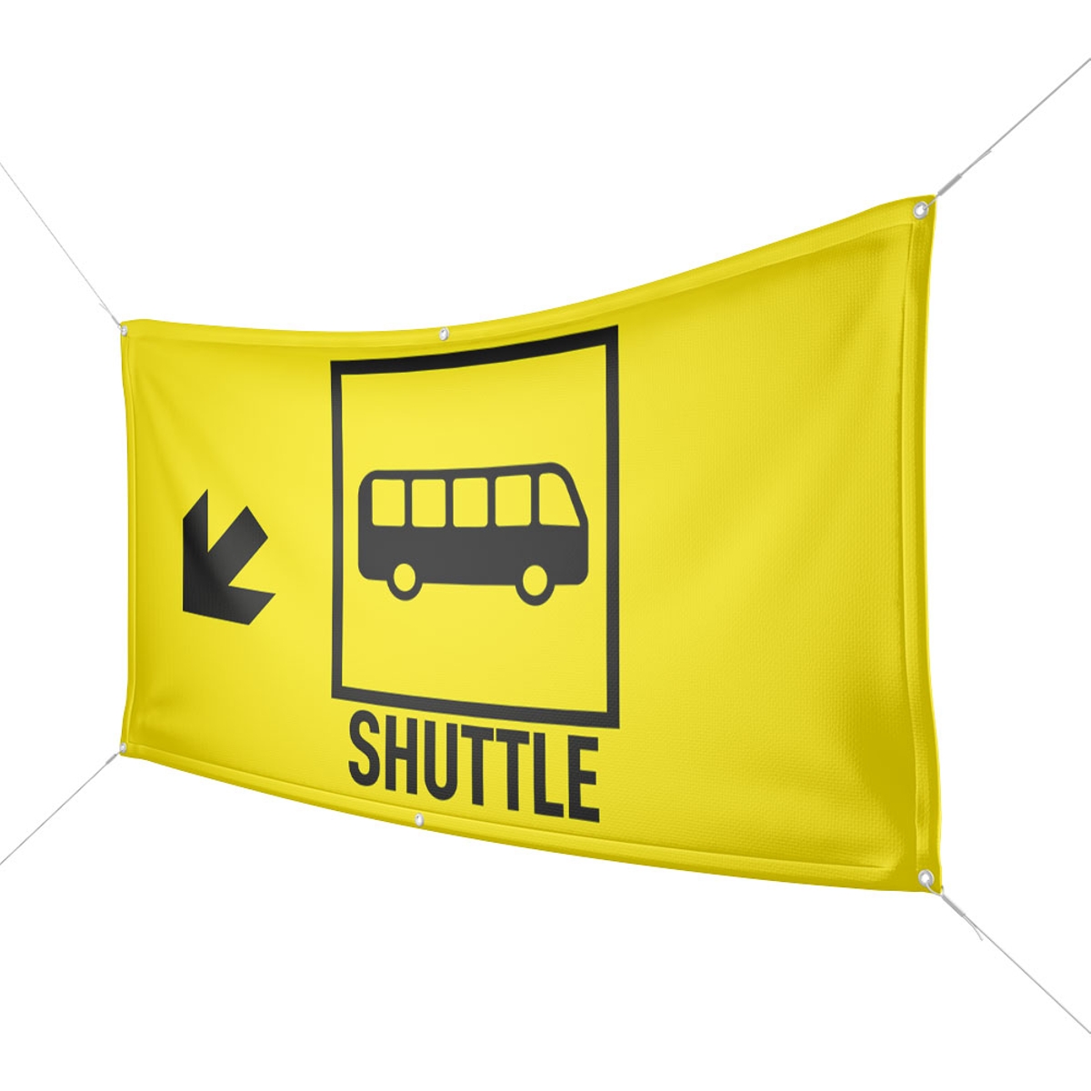 Werbebanner Shuttle Bus - Wunschgröße