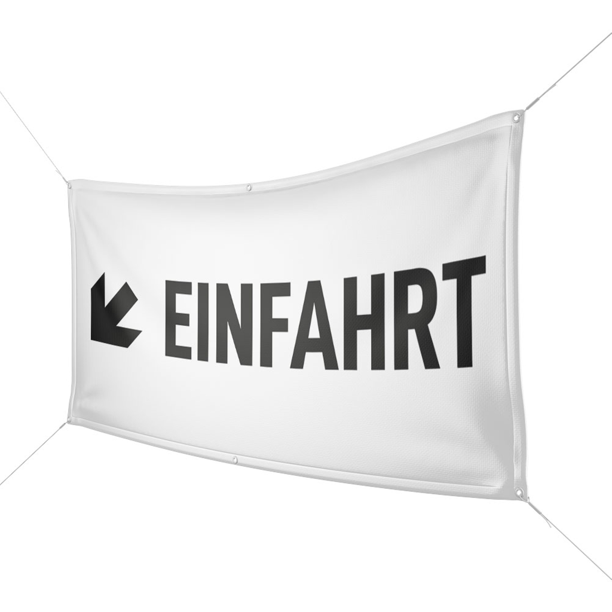 Werbebanner Einfahrt - Wunschgröße