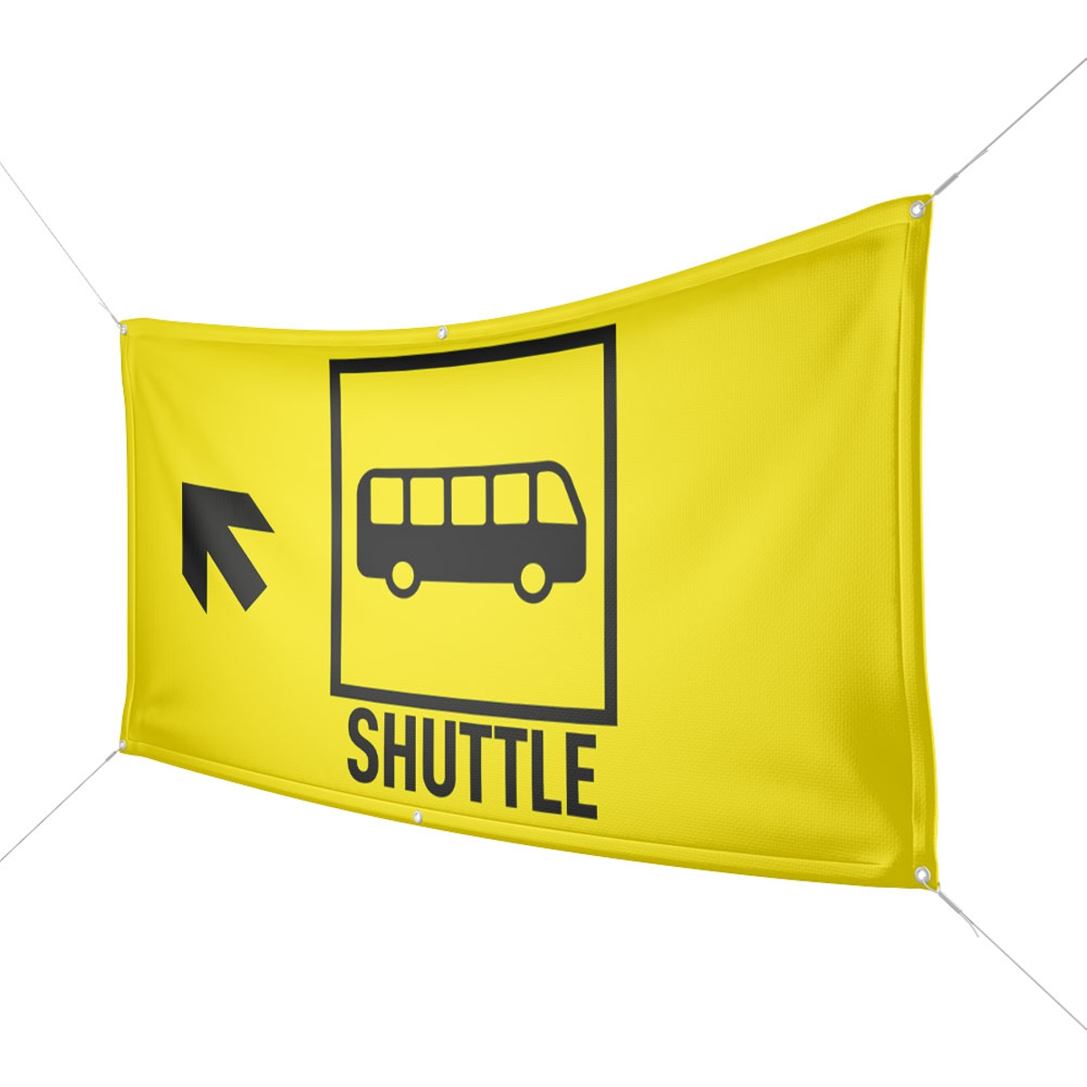 Werbebanner Shuttle Bus - Wunschgröße