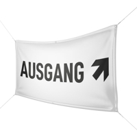 Werbebanner Ausgang - Wunschgröße