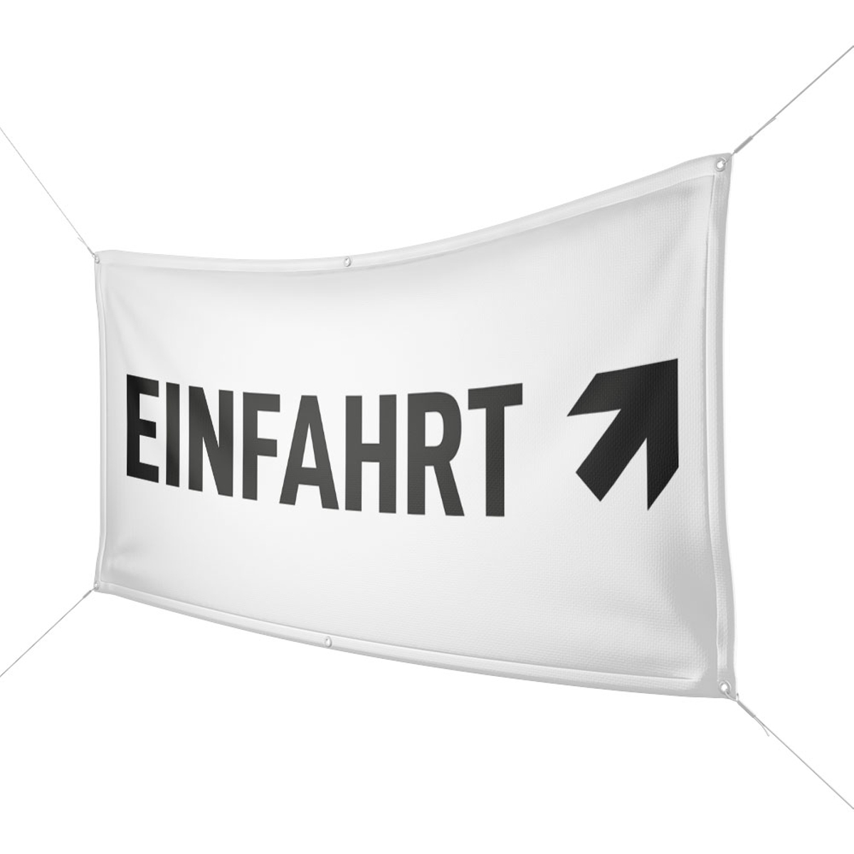 Werbebanner Einfahrt - Wunschgröße