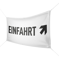 Werbebanner Einfahrt - Wunschgröße