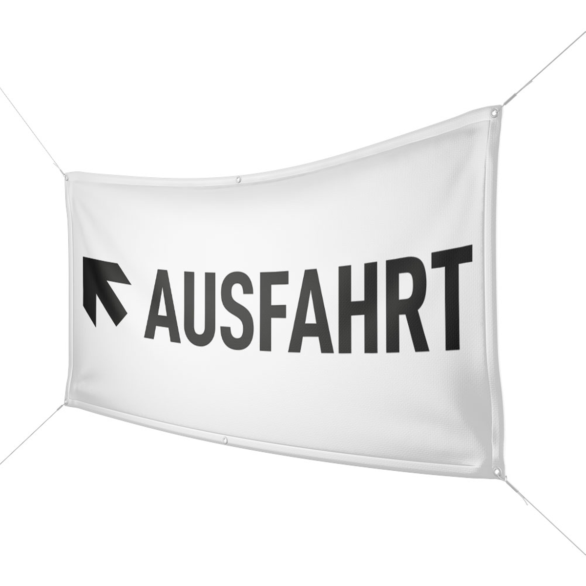 Werbebanner Ausfahrt - Wunschgröße