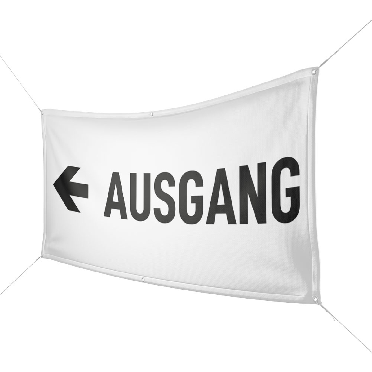 Werbebanner Ausgang - Wunschgröße