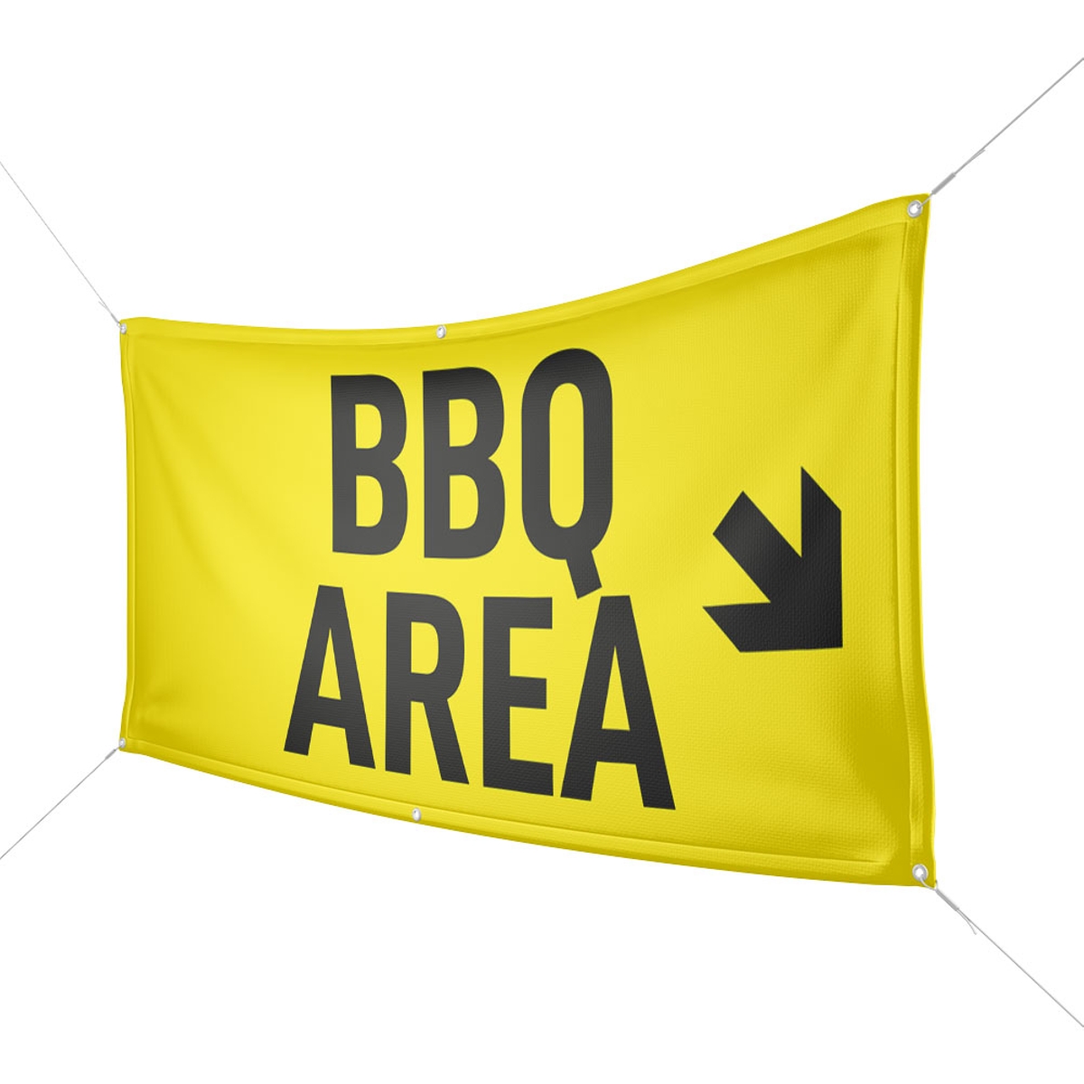 Werbebanner BBQ Area - Wunschgröße