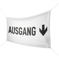 Werbebanner Ausgang - Wunschgröße