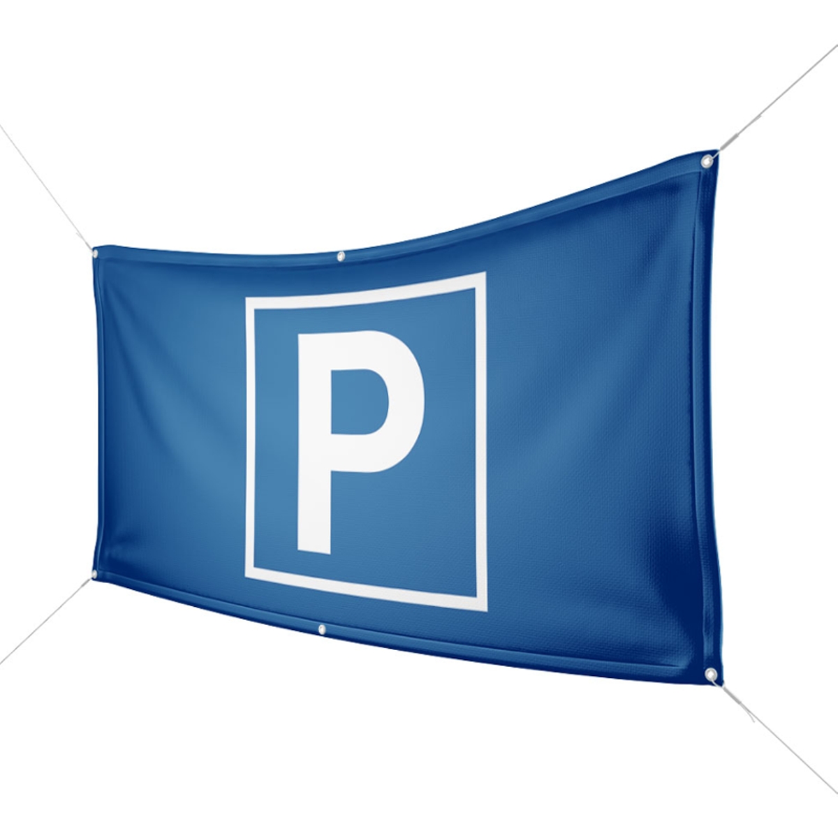 Werbebanner Parkplatz - Wunschgröße