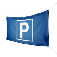 Werbebanner Parkplatz - Wunschgröße