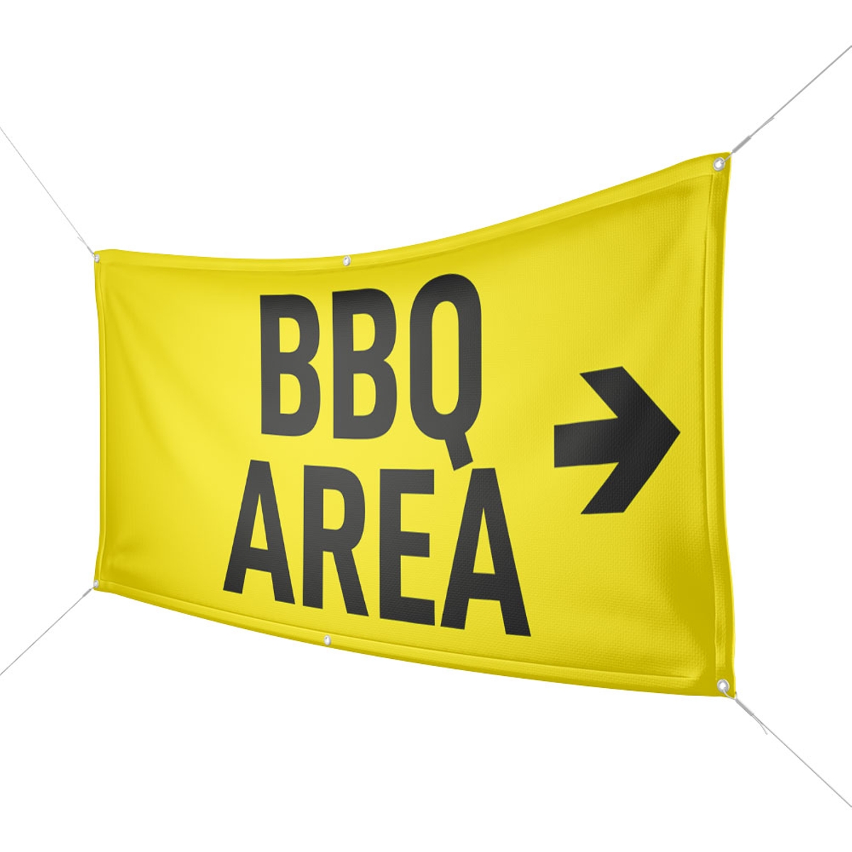 Werbebanner BBQ Area - Wunschgröße