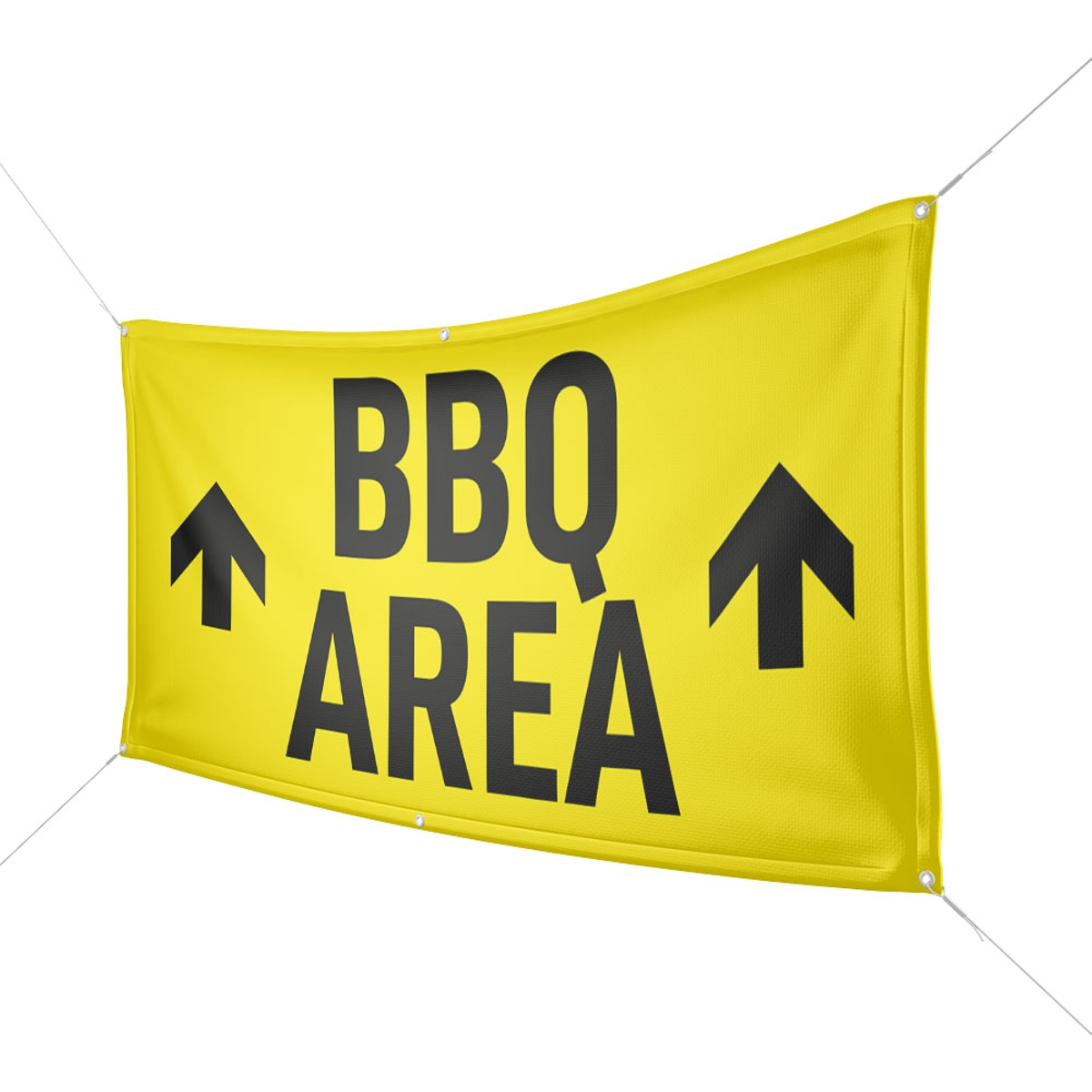 Werbebanner BBQ Area - Wunschgröße