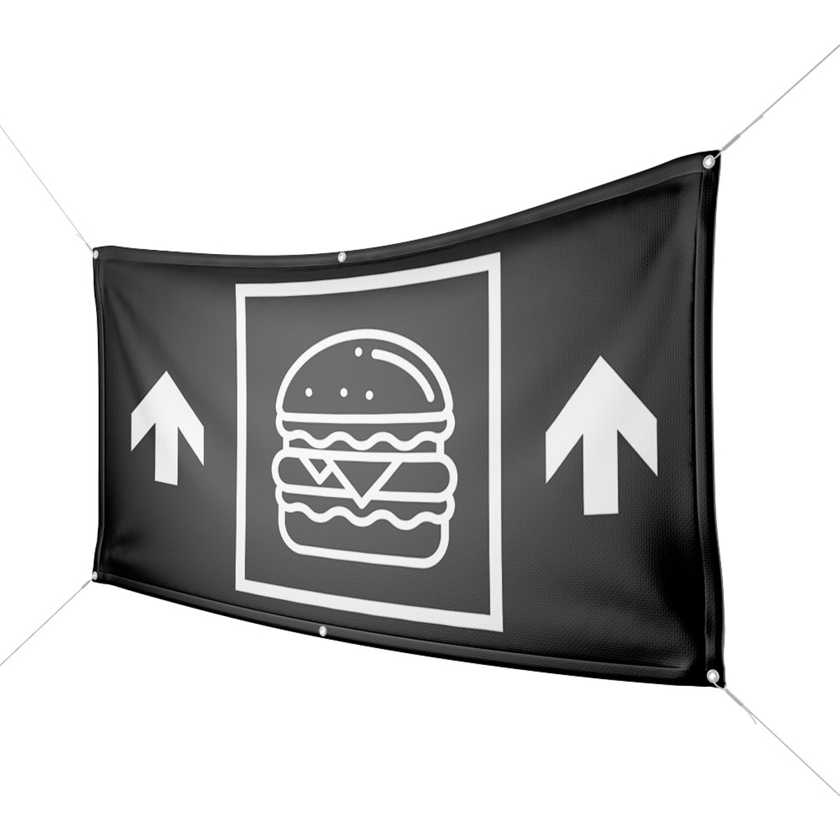 Werbebanner Burger - Wunschgröße