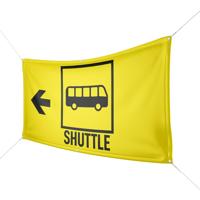 Werbebanner Shuttle Bus - 6 Größen